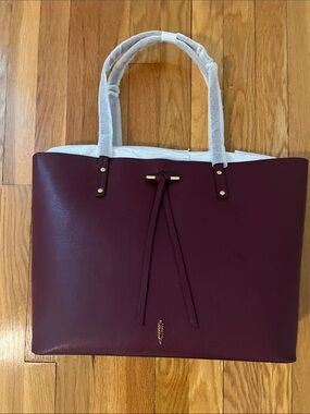 Thacker Burgundy Tote Bag